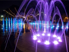  Washington Park Fountain by night